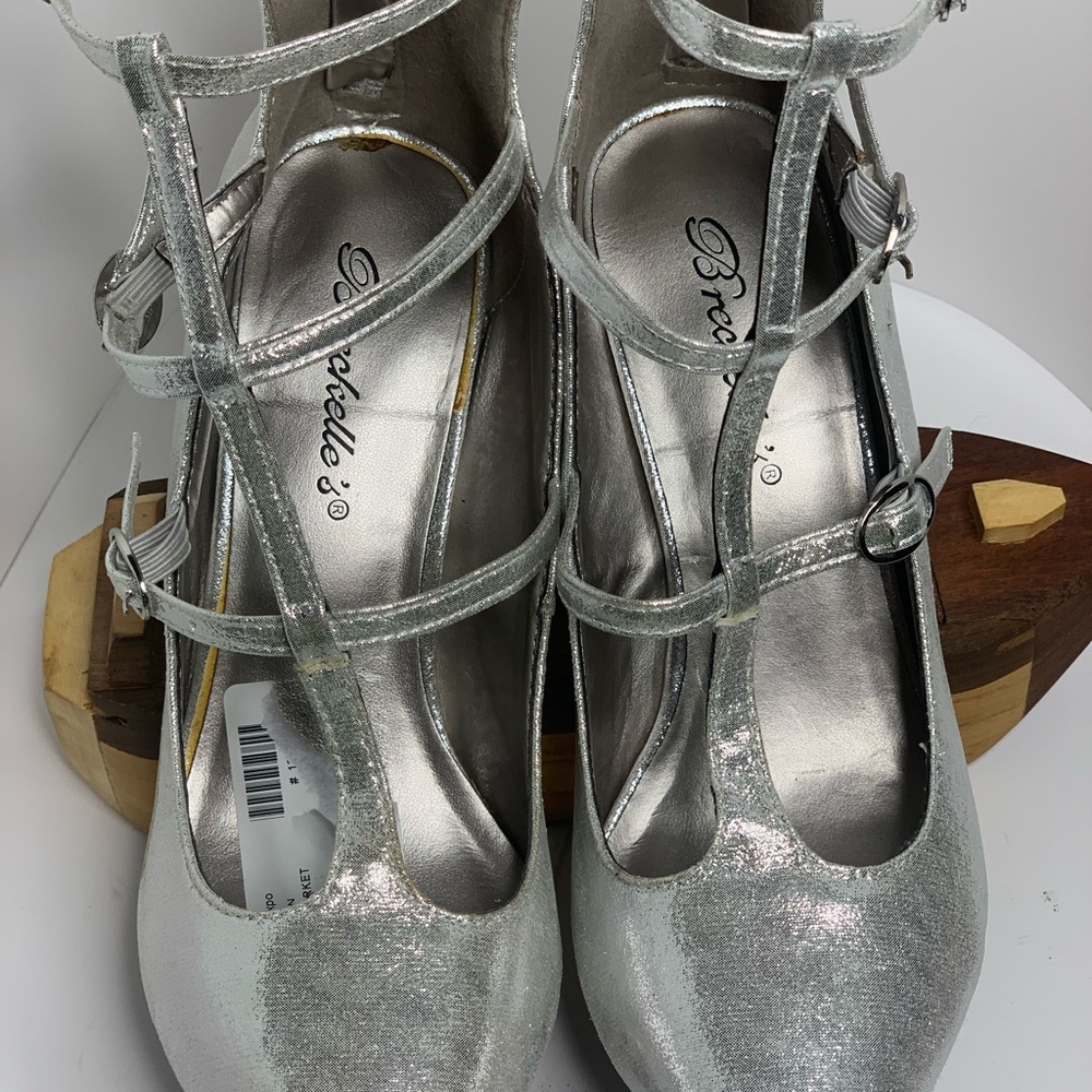 🎈 stiletto Silver Wear it once Size 6 👠 - Picture 8 of 9